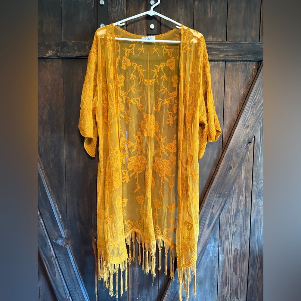 Lace & Fringe Cardigan
